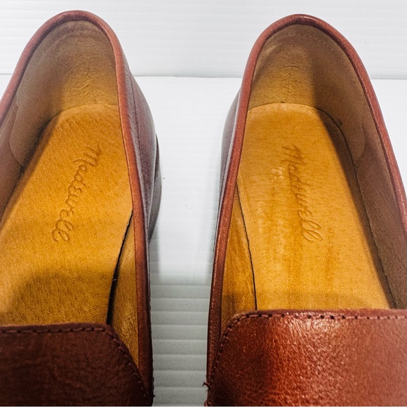 Madewell Frances Brown Leather Loafers Size 7 1/2 - Picture 9 of 14